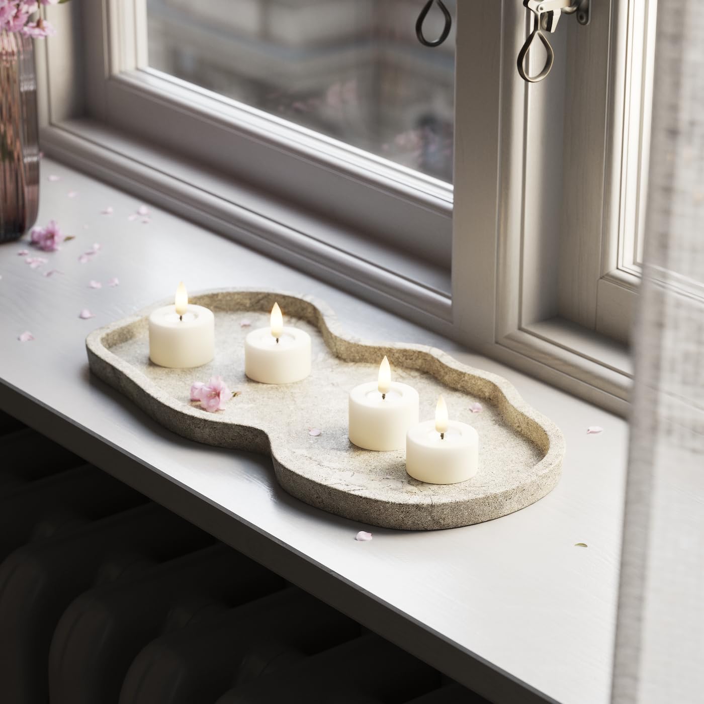 Bougie LED Réaliste Sans Flamme - Fonctionne Sur Piles - Effet Cire Fluide - Autonomie 400h - Télécommande Optionnelle - 7