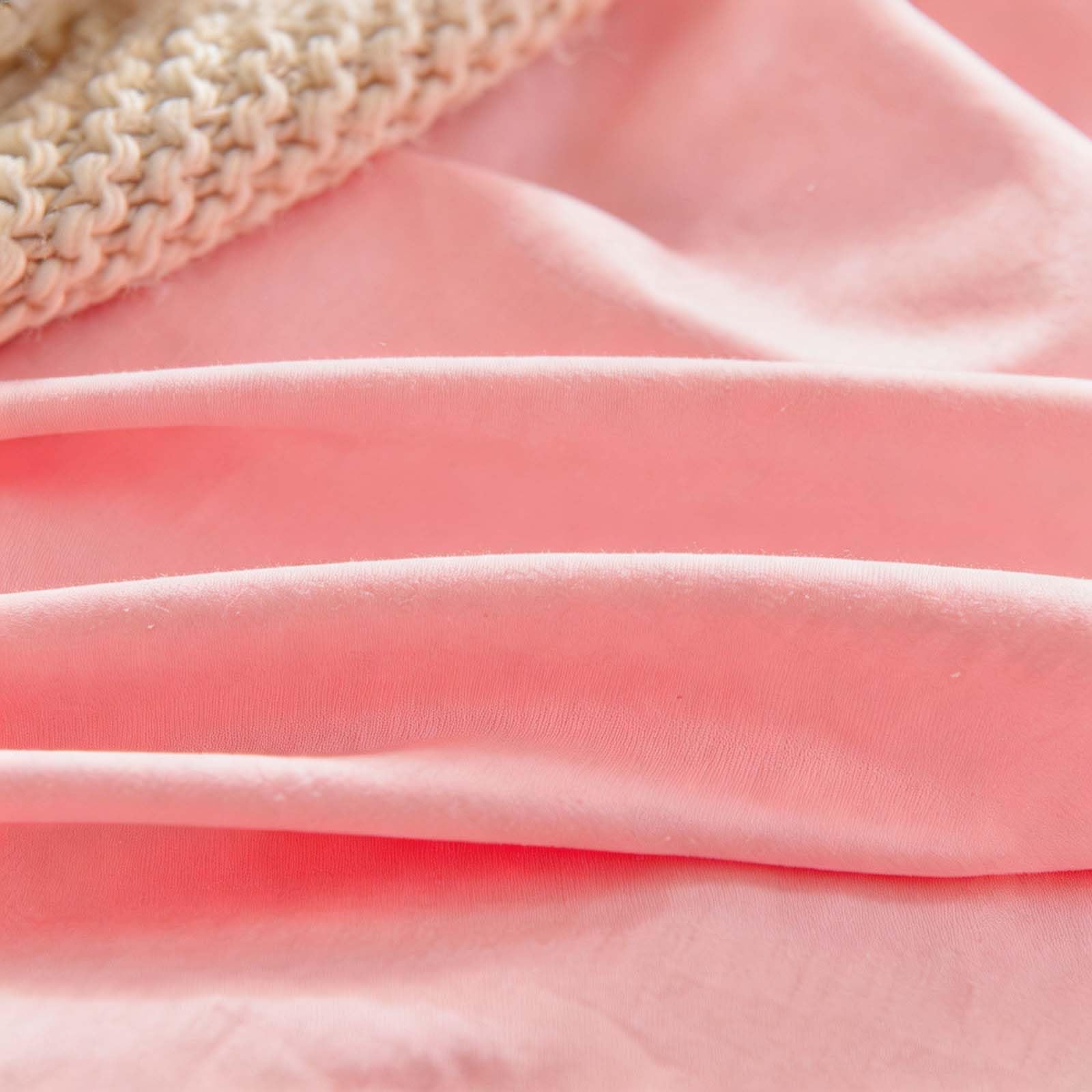 Drap-housse pour lit double - 100 % coton brossé doux - Poche profonde - Respirant