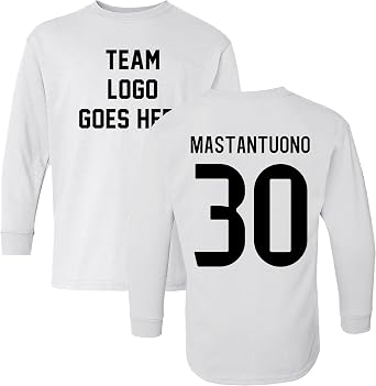 Mastantuono Inspired 30 Madrid Tribute Jersey Style Youth Long Sleeve T-Shirt
