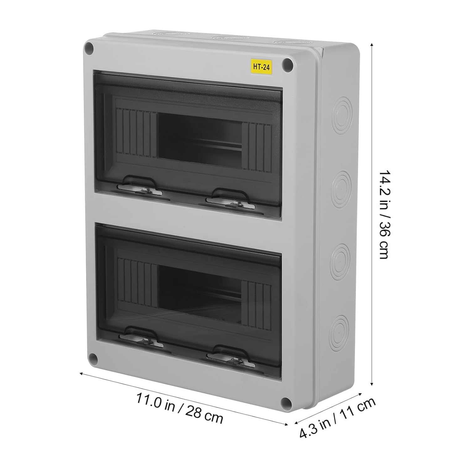 Junction Box Electrical Panel for Outdoor Use Breaker Box for Home Wiring and Lighting Circuits Versatile Installation Gardens Docks and Factories