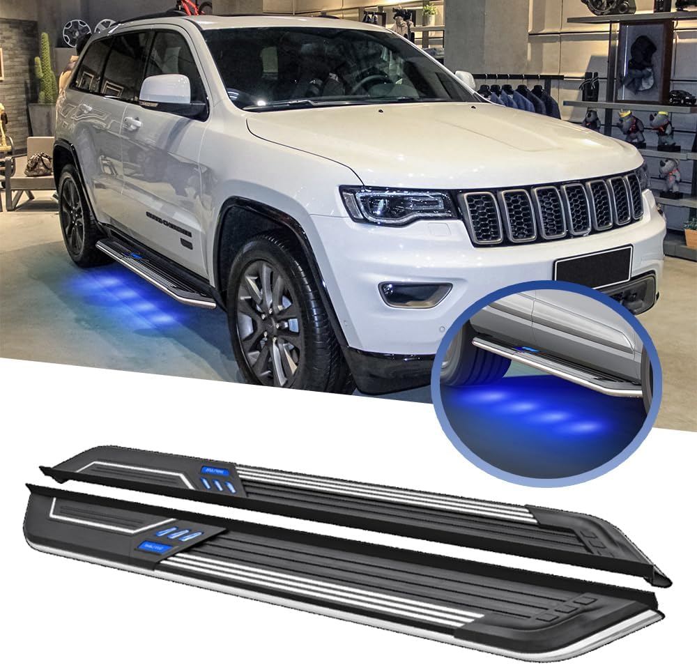 Running Boards with Light Fits for Ford Explorer 2020-2026 Side Steps 2PCS Pedals Step Bars Car Accessories