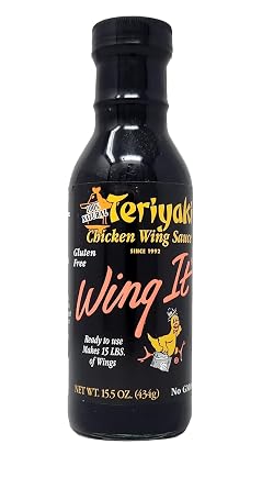 Authentic Chicken Wing Sauce 14.5oz Bottles- Wing It Buffalo New York Teriyaki