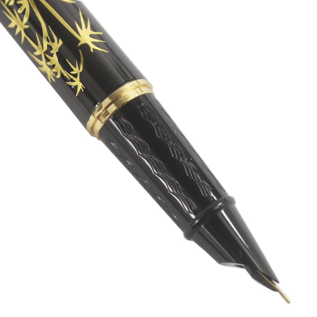 Penna Stilografica Gullor Prezioso 233 Con Motivo Panda - Pennino Fine, Cartuccia Standard E Convertitore - Idea Regalo Originale - 5