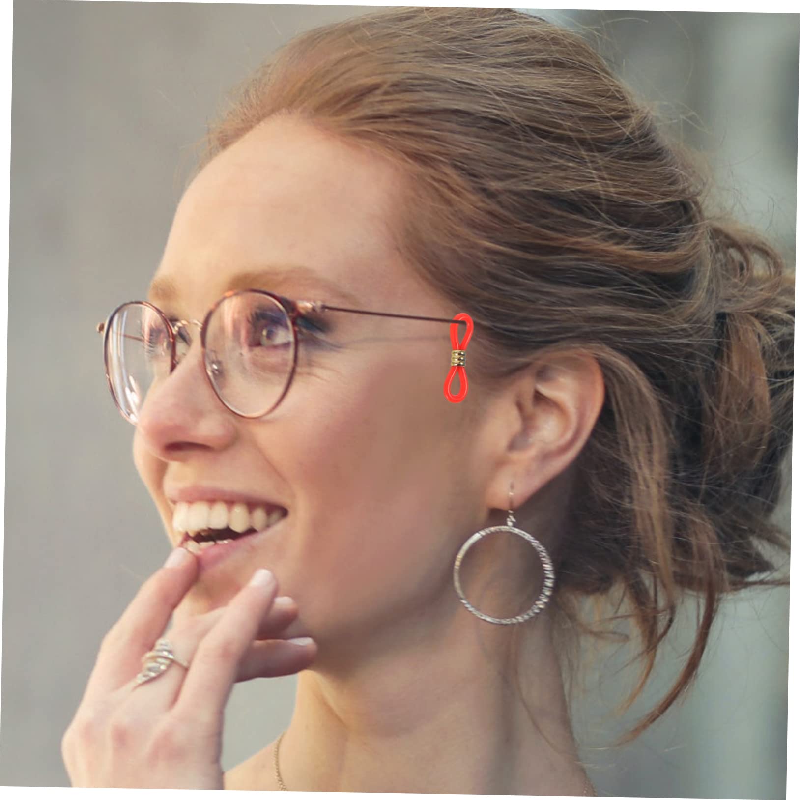 300piezas Cadena De Gafas De Silicona Antideslizante Conectores Ajustables Para Anteojos Para Actividades Deportivas y Uso Diario