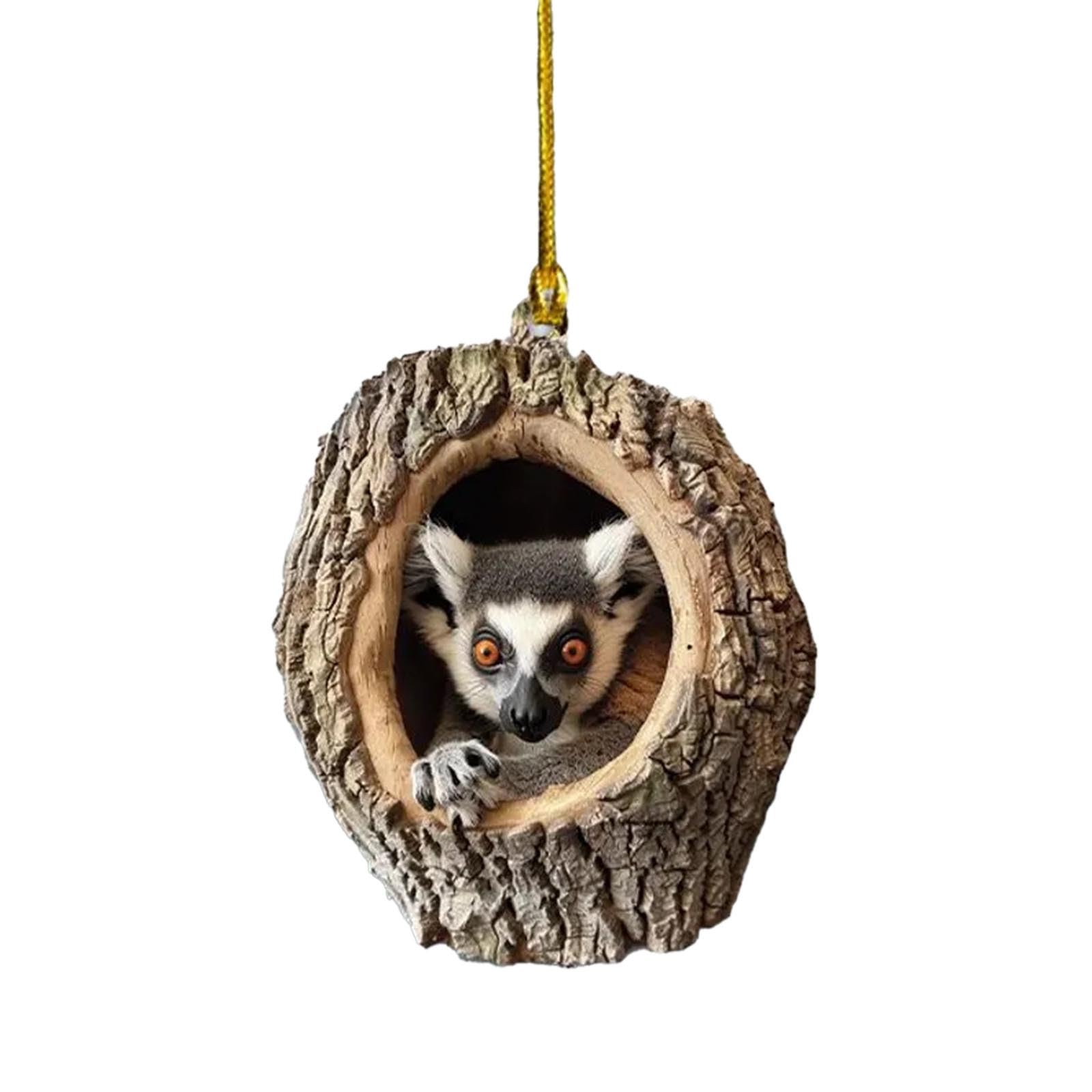 Adornos de Navidad de animales 2024 personalizados rústicos para árbol de Navidad, decoraciones de Navidad para interiores, adornos de árbol de Navidad, divertidos y vintage occidentales, bricolaje