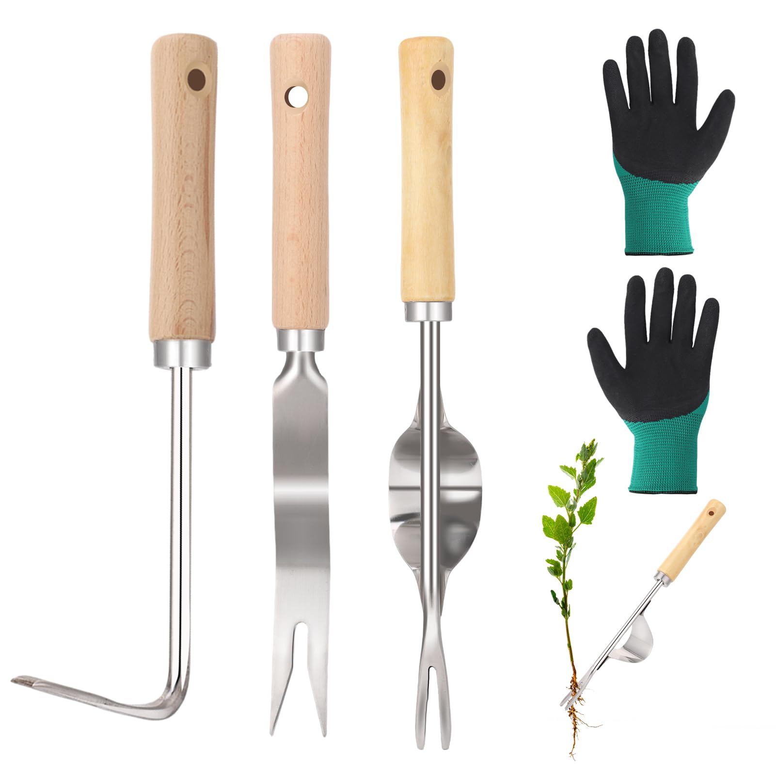 Vyuwast 3 Pcs 3pcs Hand Weeder Tool