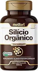 Silício Orgânico 500mg 60 Cápsulas SiliciuMax® 100% Original