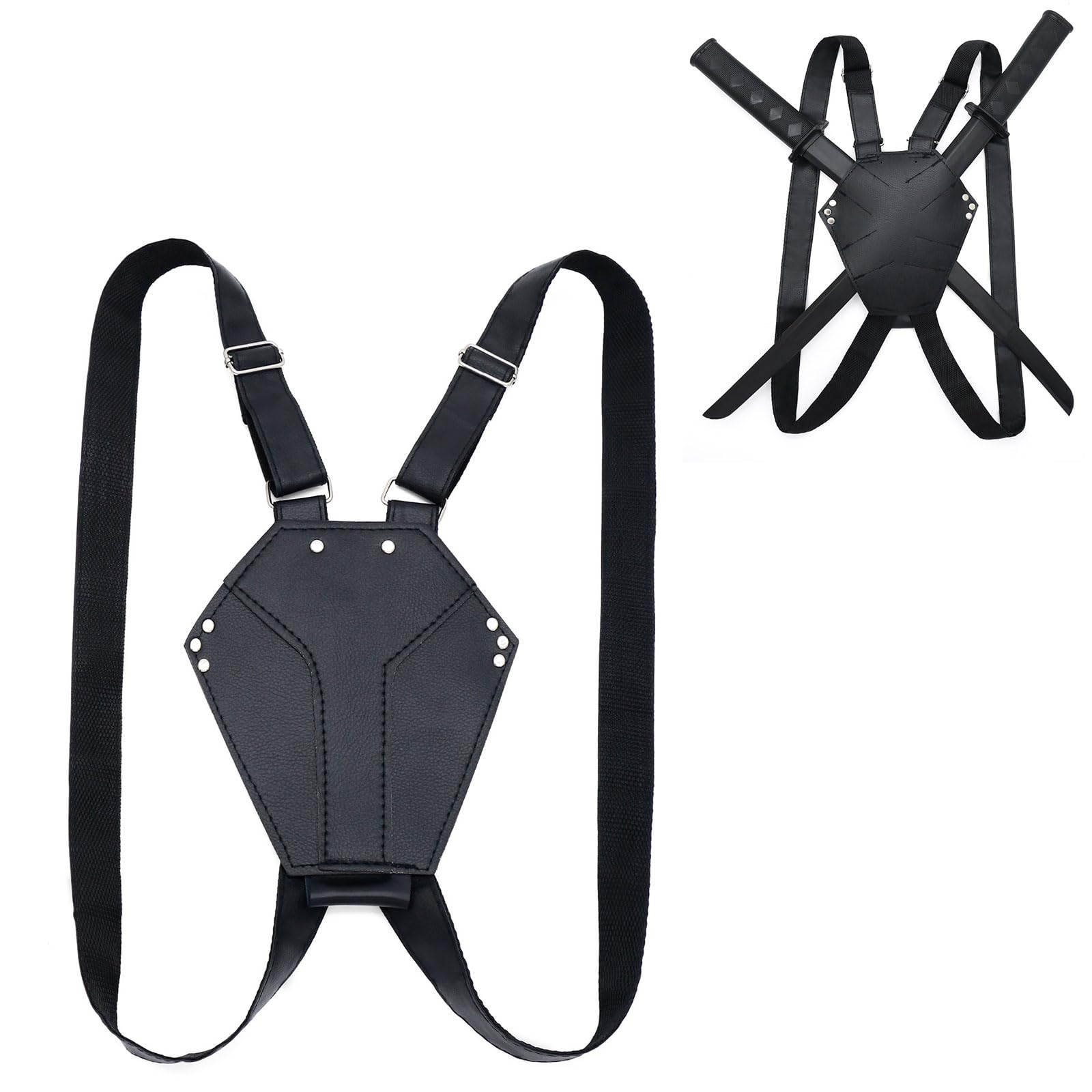 Helweet Borsa per Spada, Custodia per Spada, Borse per Spade, Swords Fondina Posteriore, Spade Borsa Da Trasporto, Portaspada Posteriore per Feste di Cosplay Costumi Da Eroe Ninja Cosplay Anime
