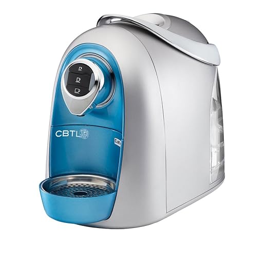 CBTL Kaldi S04 Single Cup Brewer, Blue/Silver