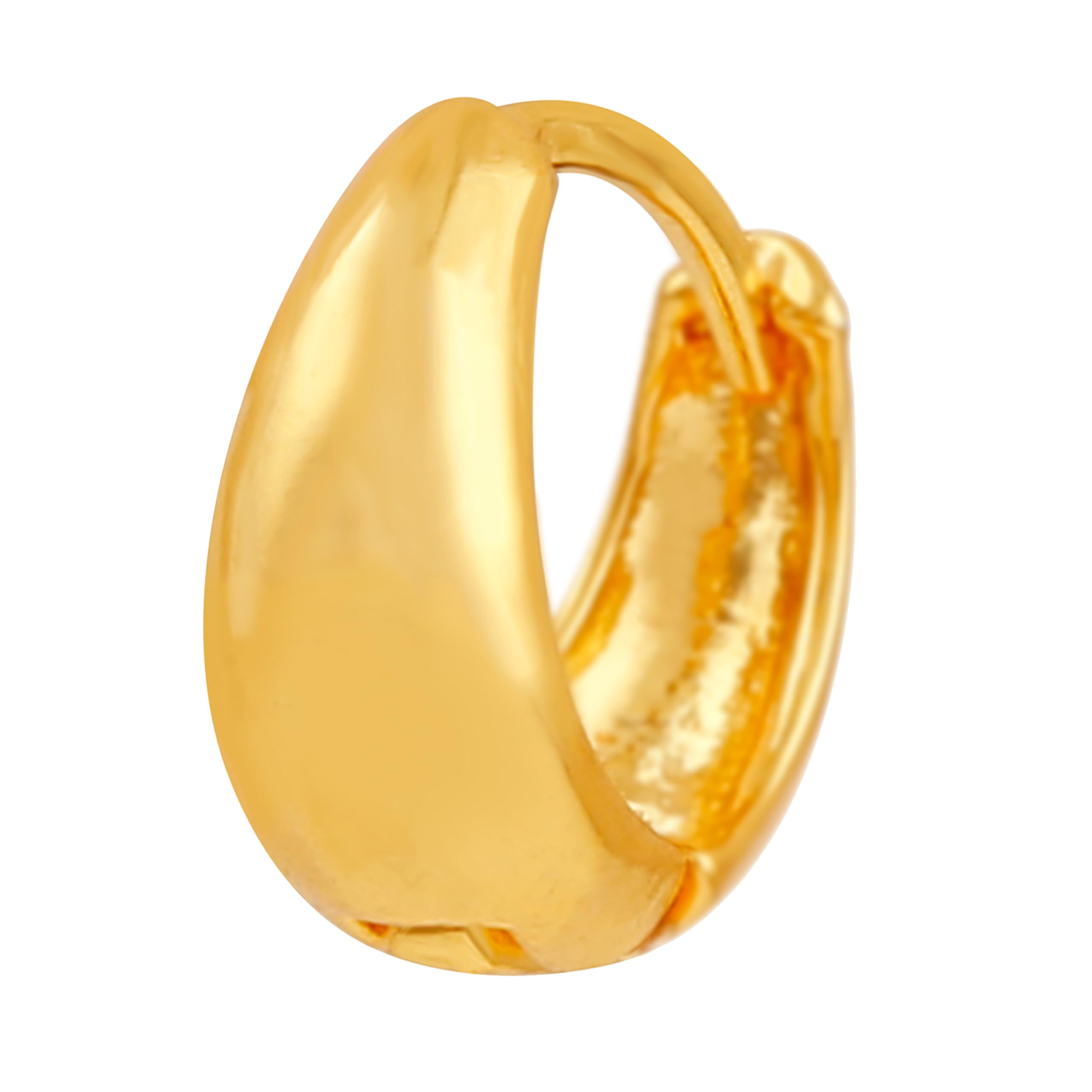 Bollywood Styled Classic Minimalist Single Kaju Bali for Men (PABB1101029GPR)-image-20