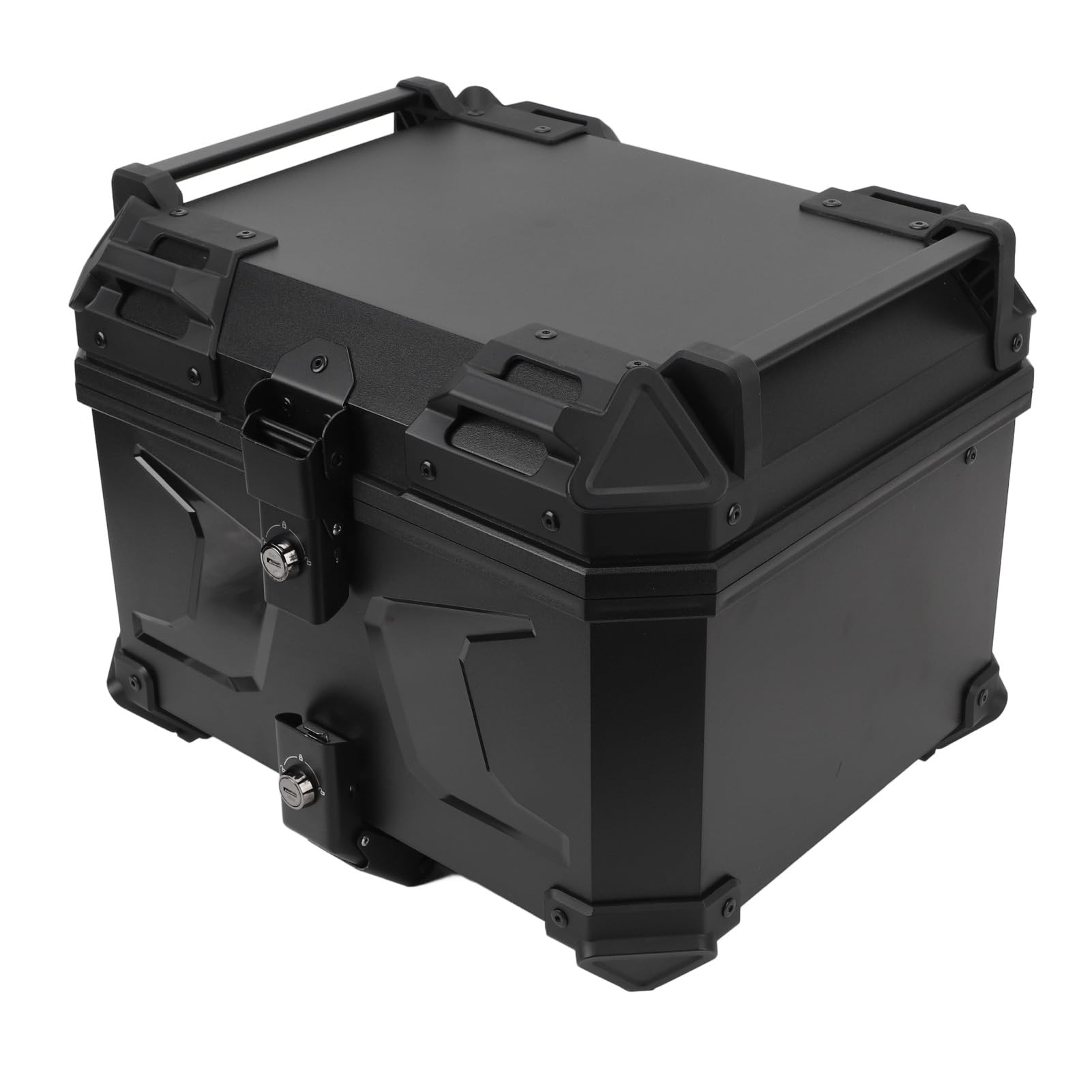 CHICIRIS 45L Kufer na Kufer na Motocykl ABS Tylny Schowek Motocykl z Zamkiem Szybko Otwierany Wodoodporny 42 X 33 X 33 Cm Dla Osób Dojeżdżających do Pracy Dla Motocyklistów