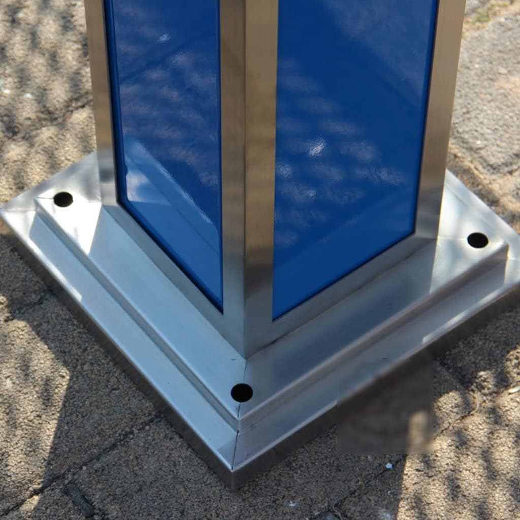 Stand Up Ashtray Ashtray Trash Can Stainless Steel Ash Column Outdoor Square Paint Small Cigarette Butt Column Cigar Ashtrays For Outdoors