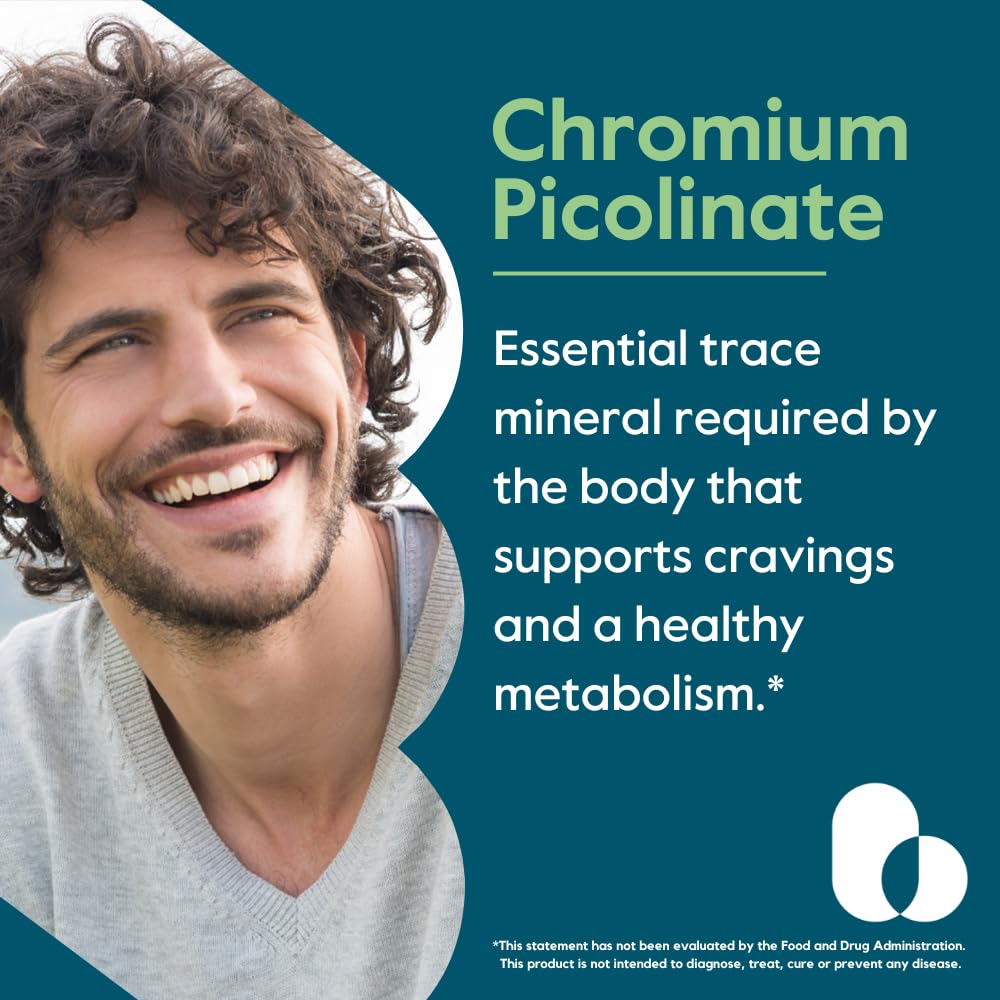 BESTVITE Chromium Picolinate 1000mcg (240 Veg Caps) - No Stearates - Vegan — Amazon image 2
