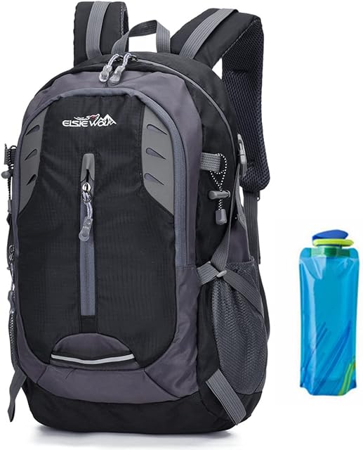 30L Hiking Backpack Lightweight Trekking Rucksack Mens Women for Travel Outdoor Climbing Camping Mountaineering Waterproof with Water Bottle