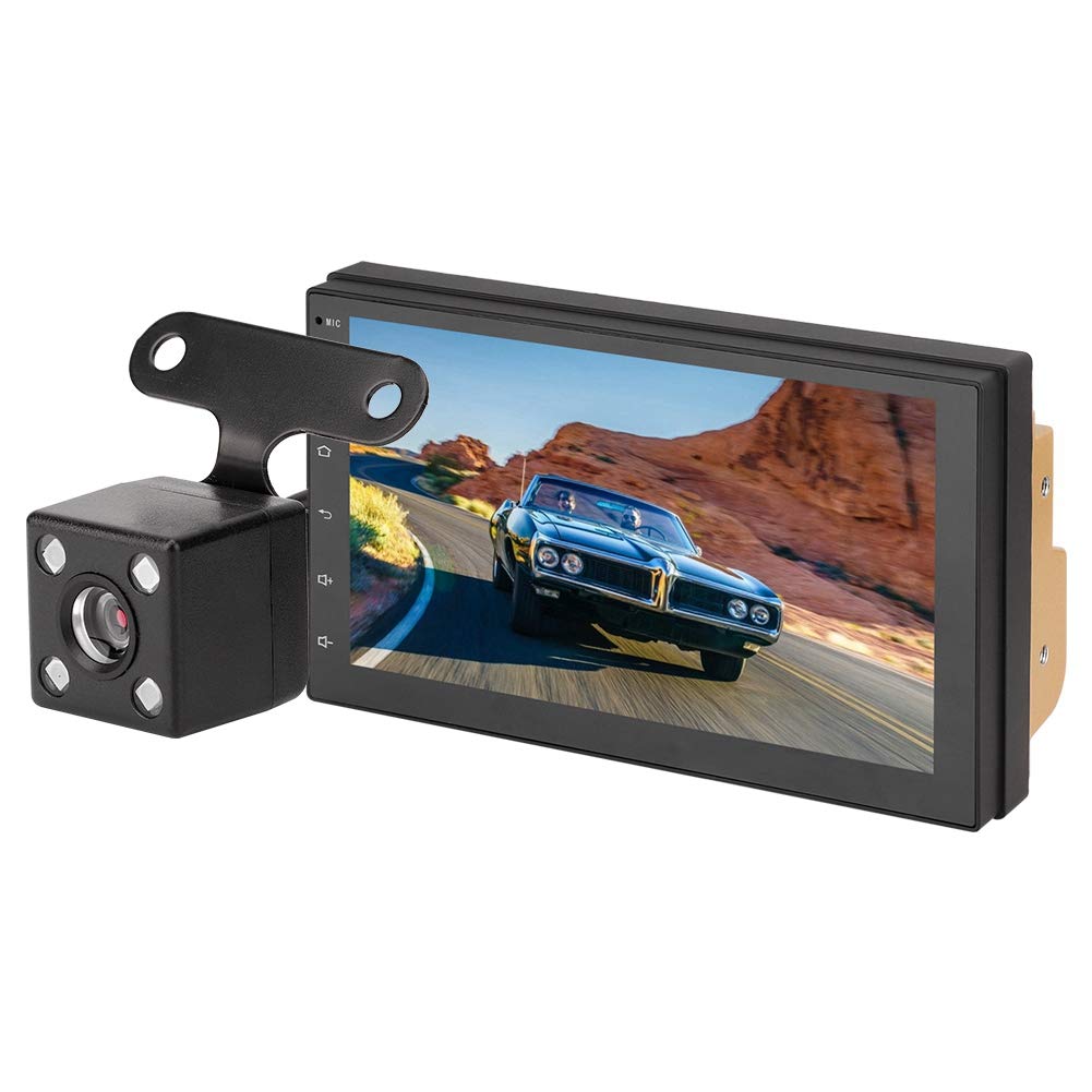 Samochodowy odtwarzacz multimedialny z ekranem dotykowym 7 cali, nawigacją GPS i Bluetooth 4.0 - Uniwersalne sterowanie centralne Odbiornik audio-wideo FM z obsługą Wi-Fi i