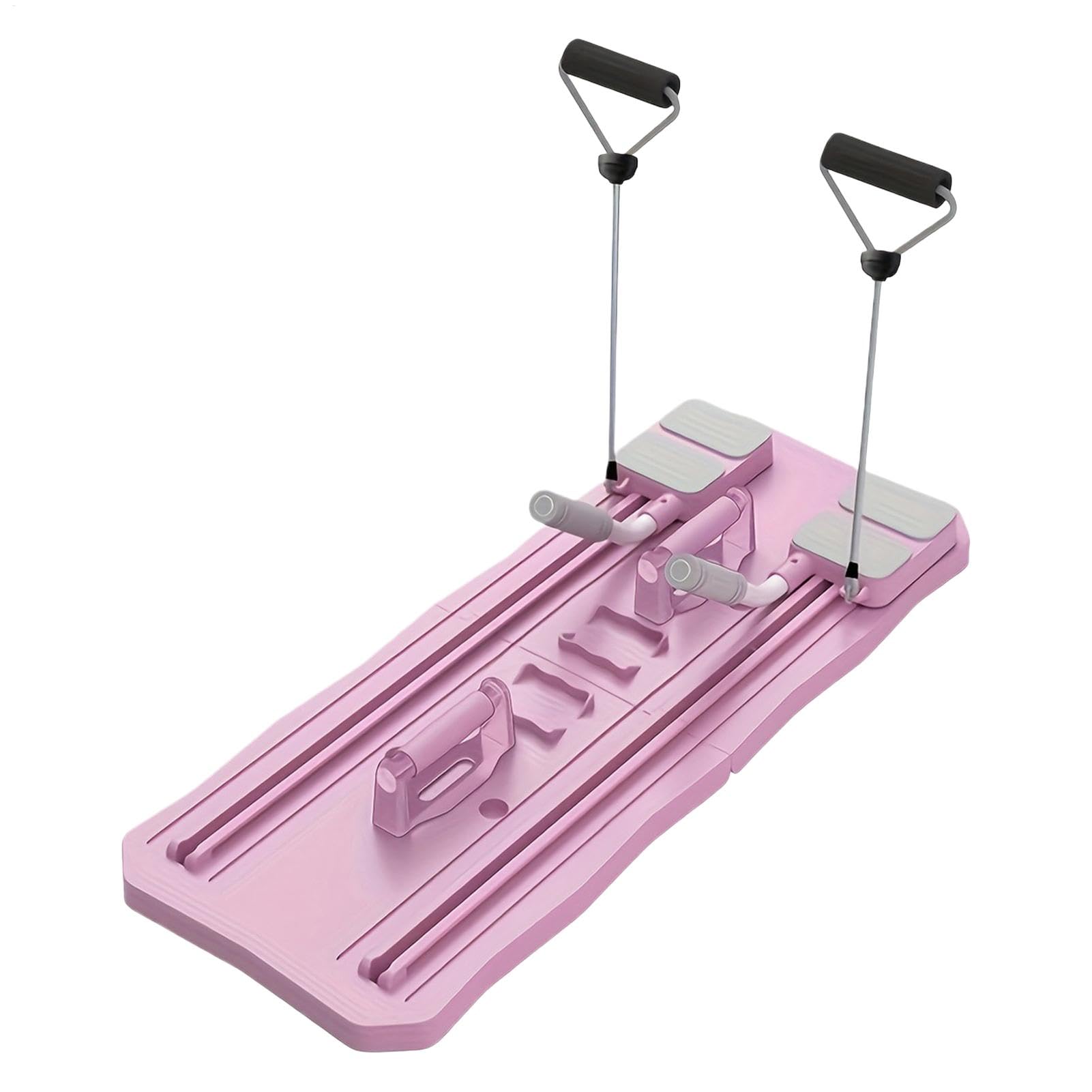 Pilates Reformer, attrezzo per allenamento addominali pieghevole, kit per pilates a casa, attrezzatura per esercizi in palestra per uomini e donne, tavola multifunzionale per fitness