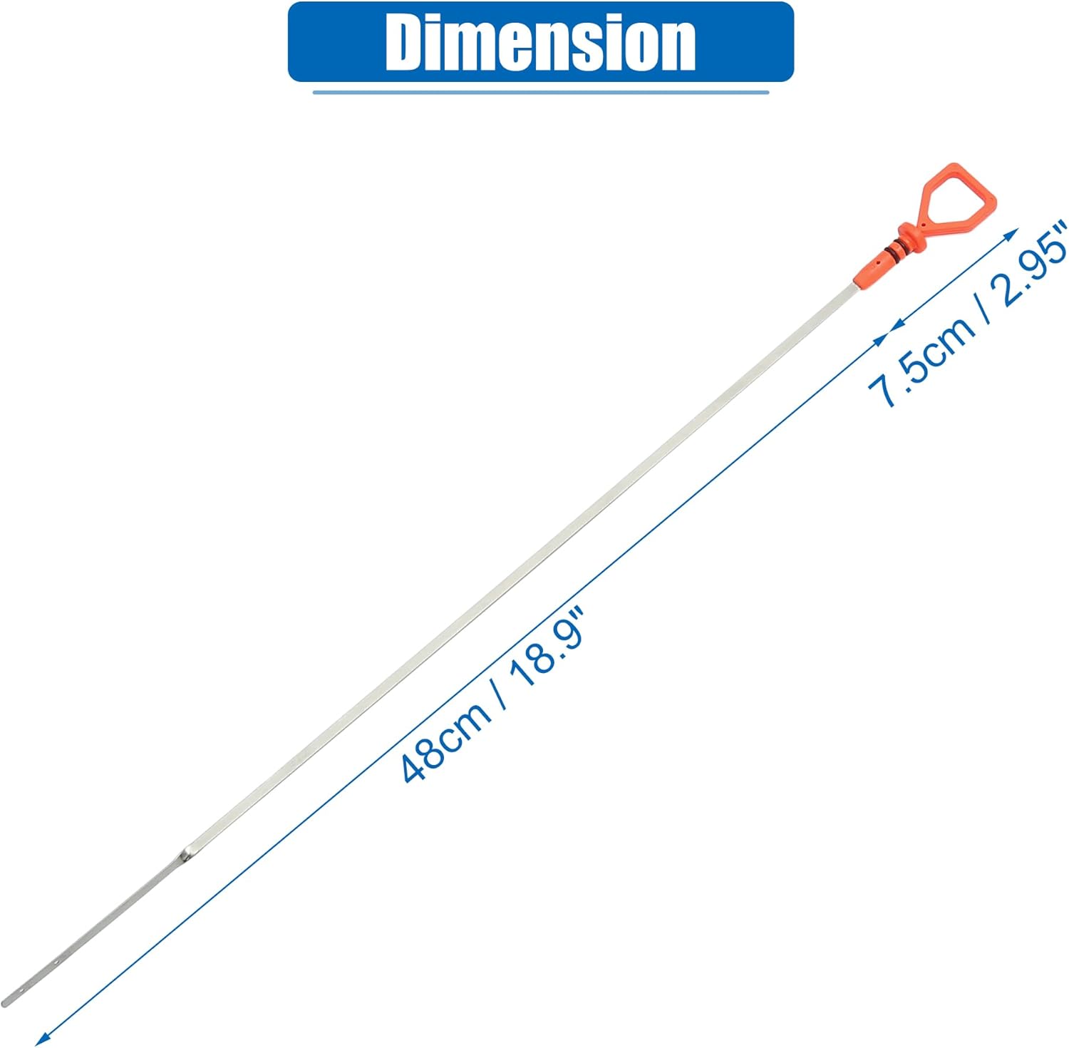 X AUTOHAUX 1 Pcs Engine Oil Dipstick Engine Oil Fluid Level Dipstick for Honda Civic DX EX EX Special Edition No.15650-PLM-004