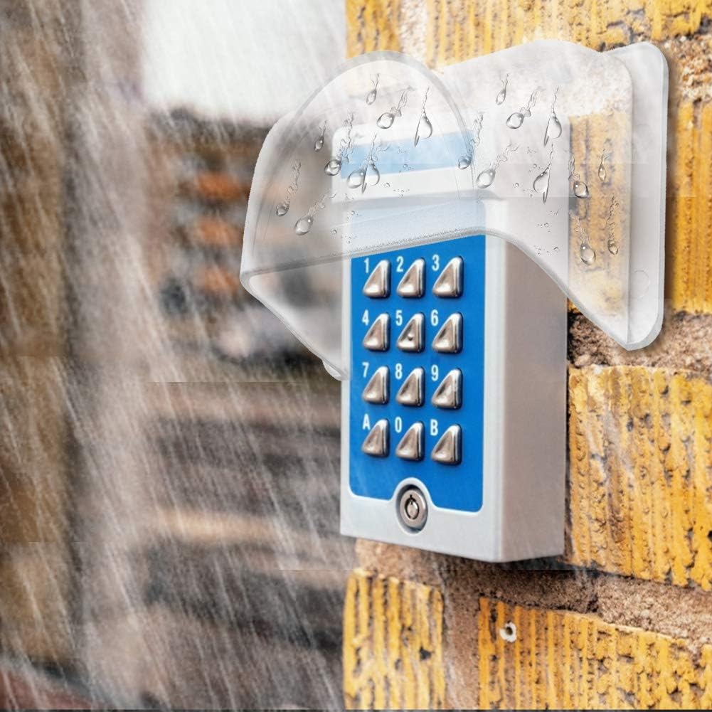 Copertura Antipioggia Per Campanelli - Guscio Trasparente Per Lettori Di Impronte