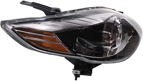 Miniatura 10 de Para Mazda 5 unidad de montaje de faros delanteros 2008 2009 par lado del conductor y del pasajero  Halógeno  Bisel negro  MA2518128 + MA2519128