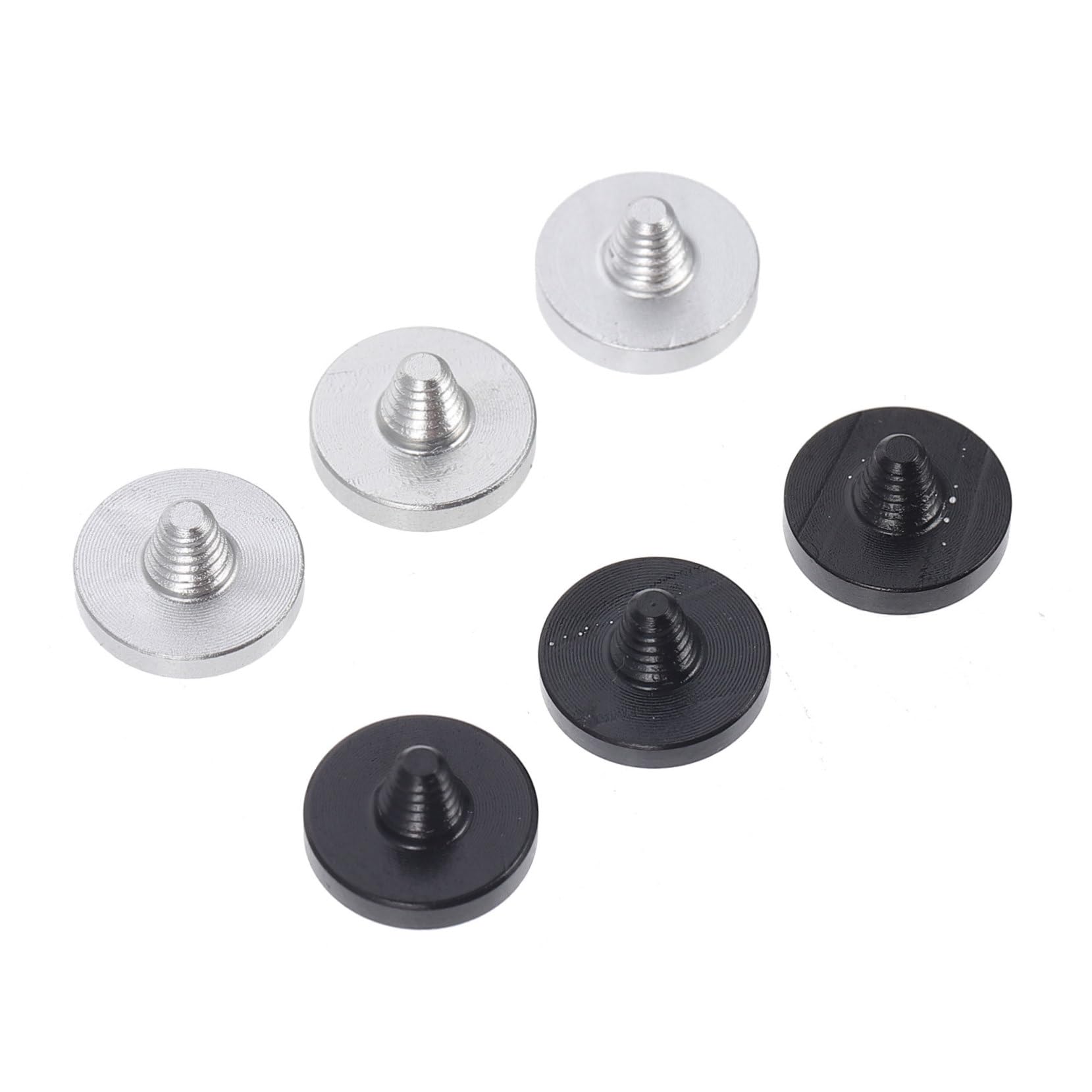 OSALADI 6pcs Camera Shutter Button Buttons Camera Shutter Release Button Shutter Button Replacement Flat Shutter Button Concave Surface Shutter Button Aluminum Alloy Shutter Release Button