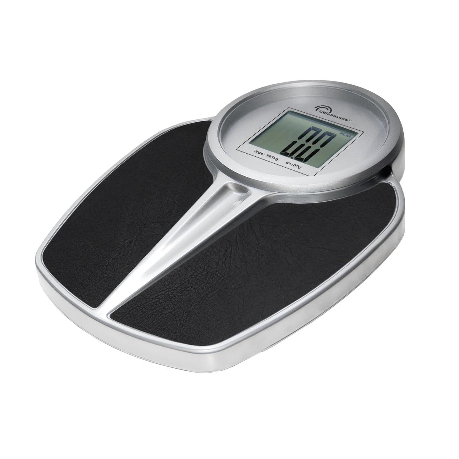 Pese-personne - LITTLE BALANCE - 8327 - PRO M 225 - Balance électronique - 225 kg / 1 kg - Noir / Argent