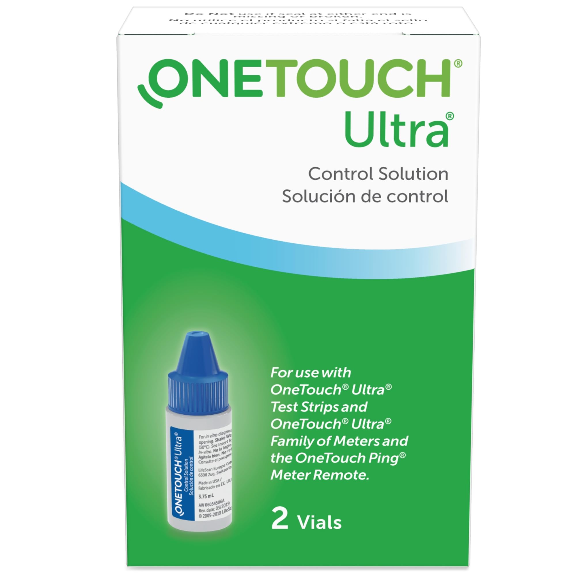 Lifescan 2 Vials Onetouch Ultra Control Solution