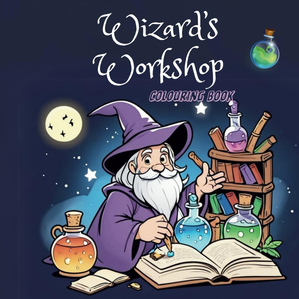 Wizard's Workshop: Colouring Book