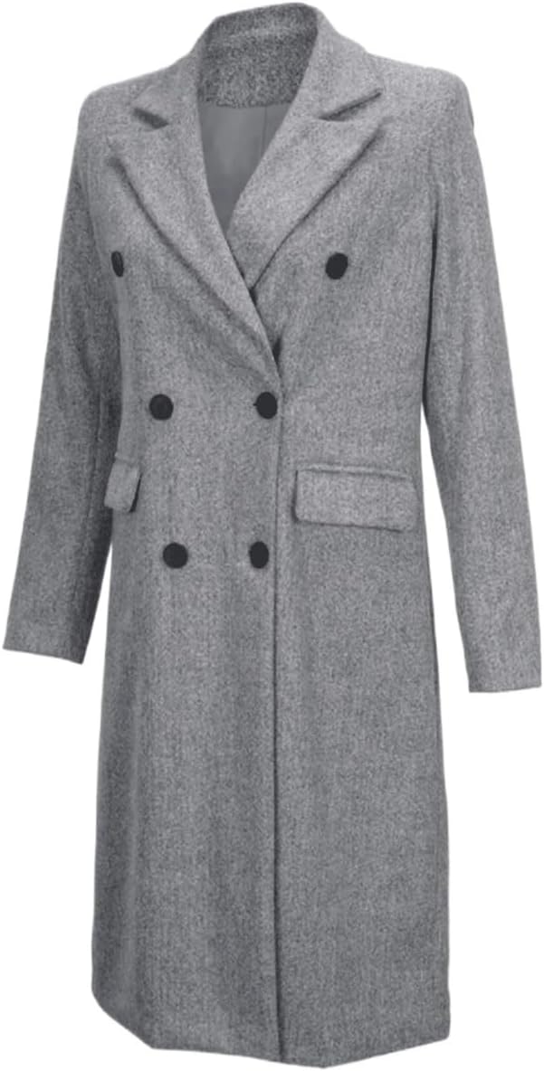 Women's Winter Fashion Double Breasted Trench Coat Trench Coat