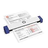 HP Small USB Document & Photo Scanner for Portable 1-Sided Sheetfed Digital Scanning&comma; Model HPPS100&comma; for Home&comma; Office & Business&comma; PC and Mac Compatible&comma; HP WorkScan Software Included