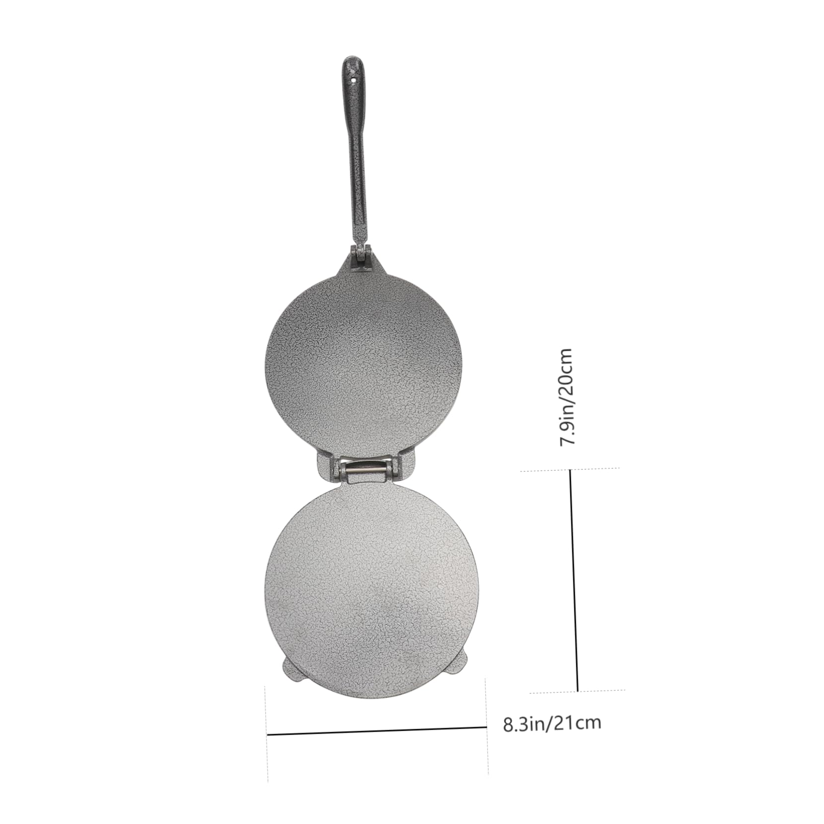 HAKIDZEL Round Shape Tortilla Maker Press Tool Aluminum Press for Tortillas Shells Dumplings and Empanadas Rustproof Kitchen Gadget Silver Finish