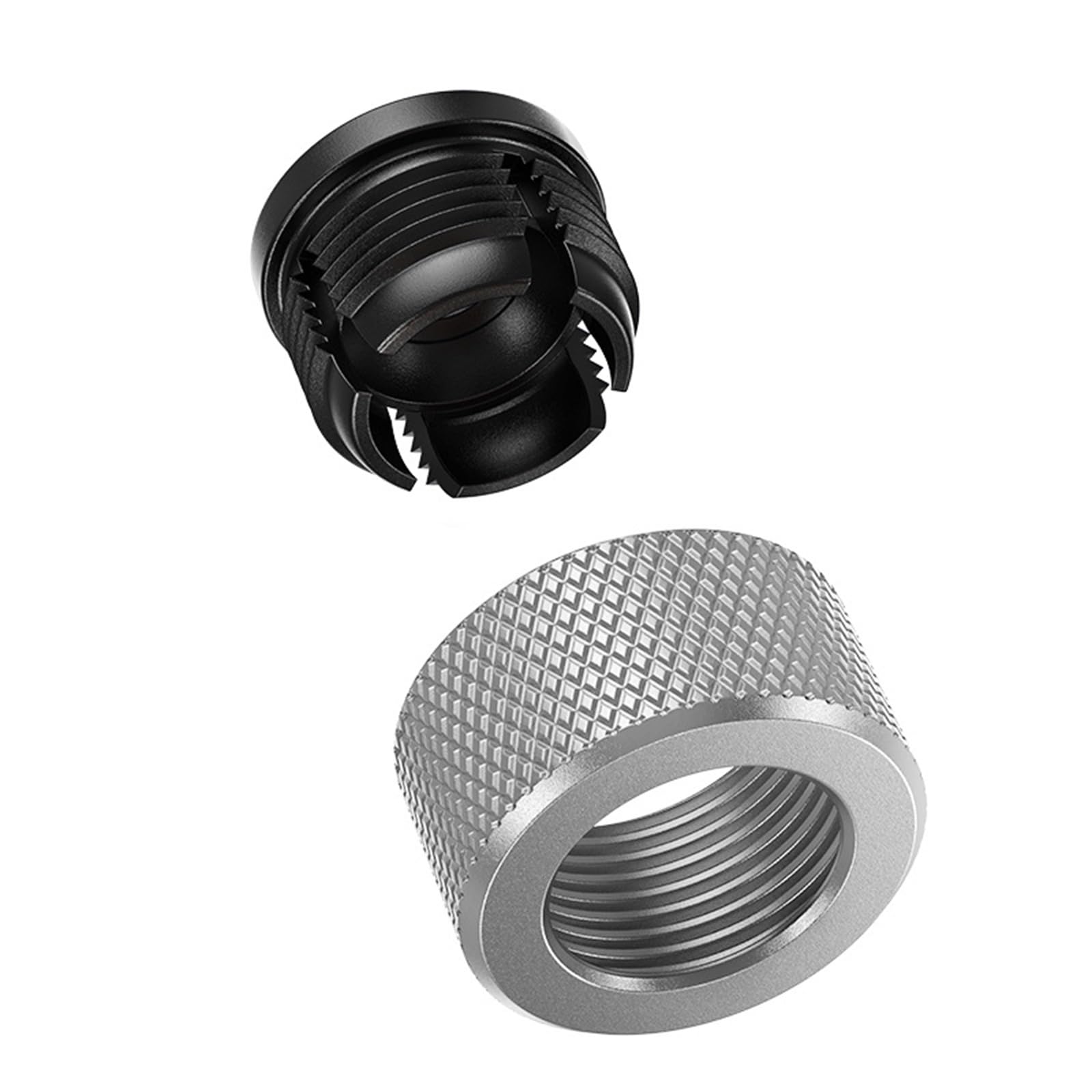 Maxtonser Aluminum 17mm Ball Head Nut And ABS Threaded Screw Base For Magnetic Charging Stand Vehicle Mount Phone Holder Accessory
