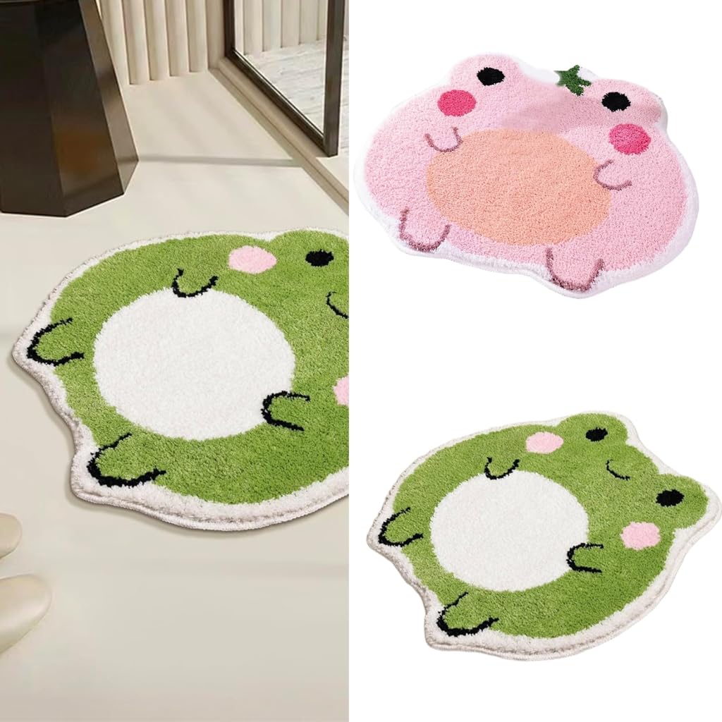 REDYY Absorbent pad,Floormat Lovely Animal Bath Mat Bathroom Absorbent Mat Quick Drying Slip Resistant Shower Rug for Safe Use for Home