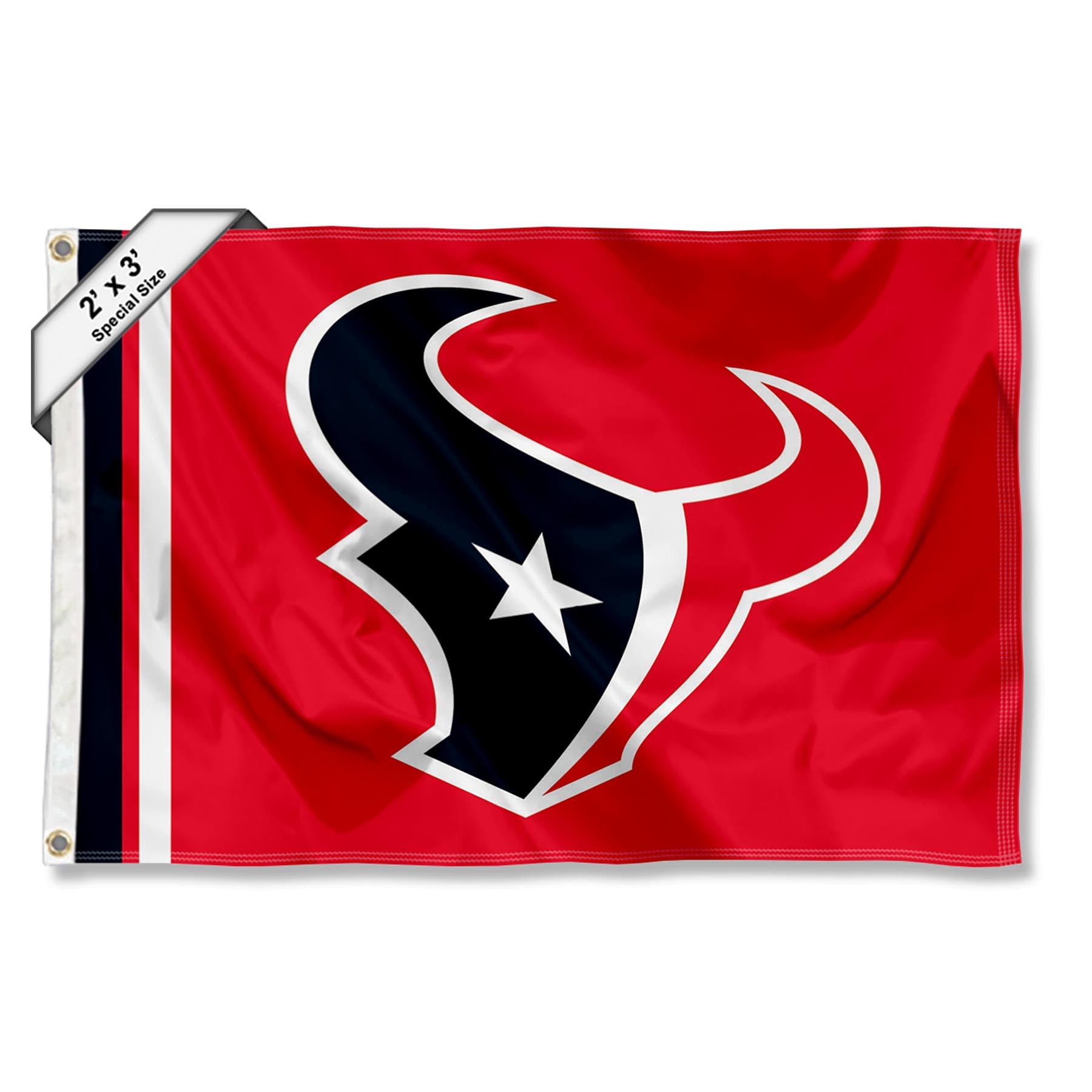 Drapeau WinCraft Houston Texans Simple Face Logo Primaire 91 X 152 Cm