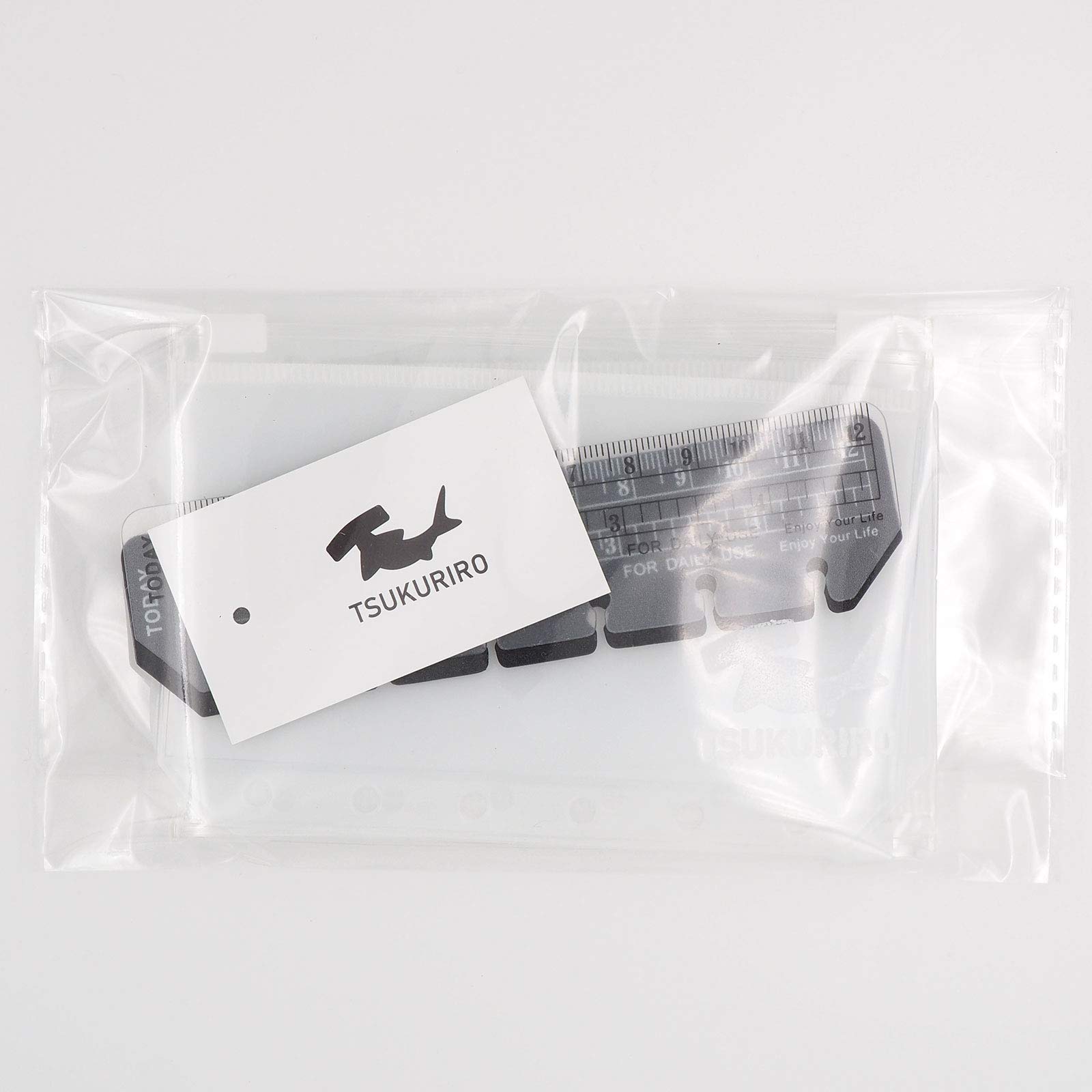 ⭐︎Saori⭐︎(確認用) Amazon.co.jp: TSUKURIRO しおり定規 2枚 ファスナー 付き クリア