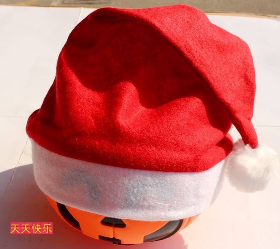 Amazon.co.jp: サンタ 帽子 10人分 コスチューム用小物 38cm