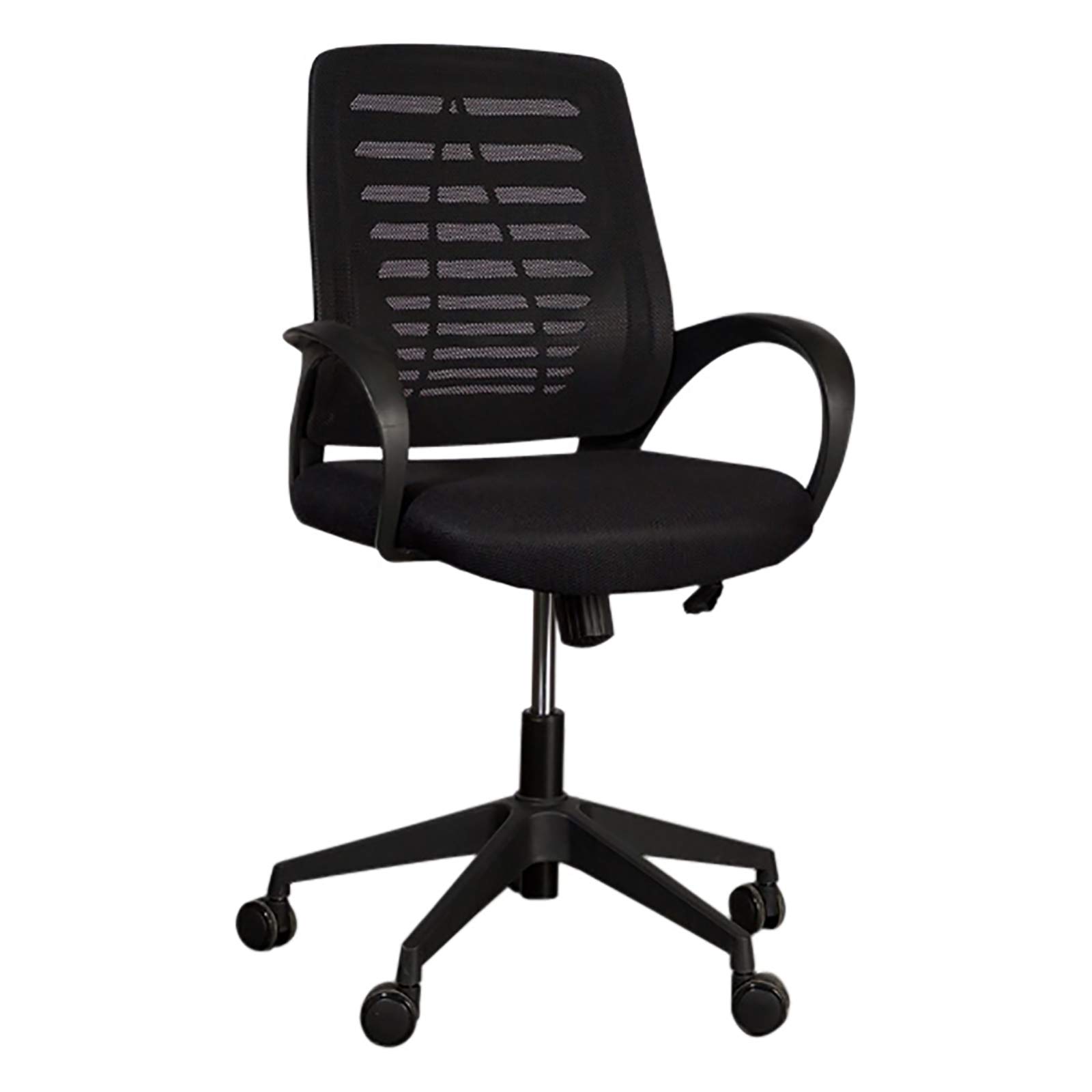 Mahmayi Sleekline 1004 Task Office Chair, Adjustment Height - Castor Wheel Chair - Black