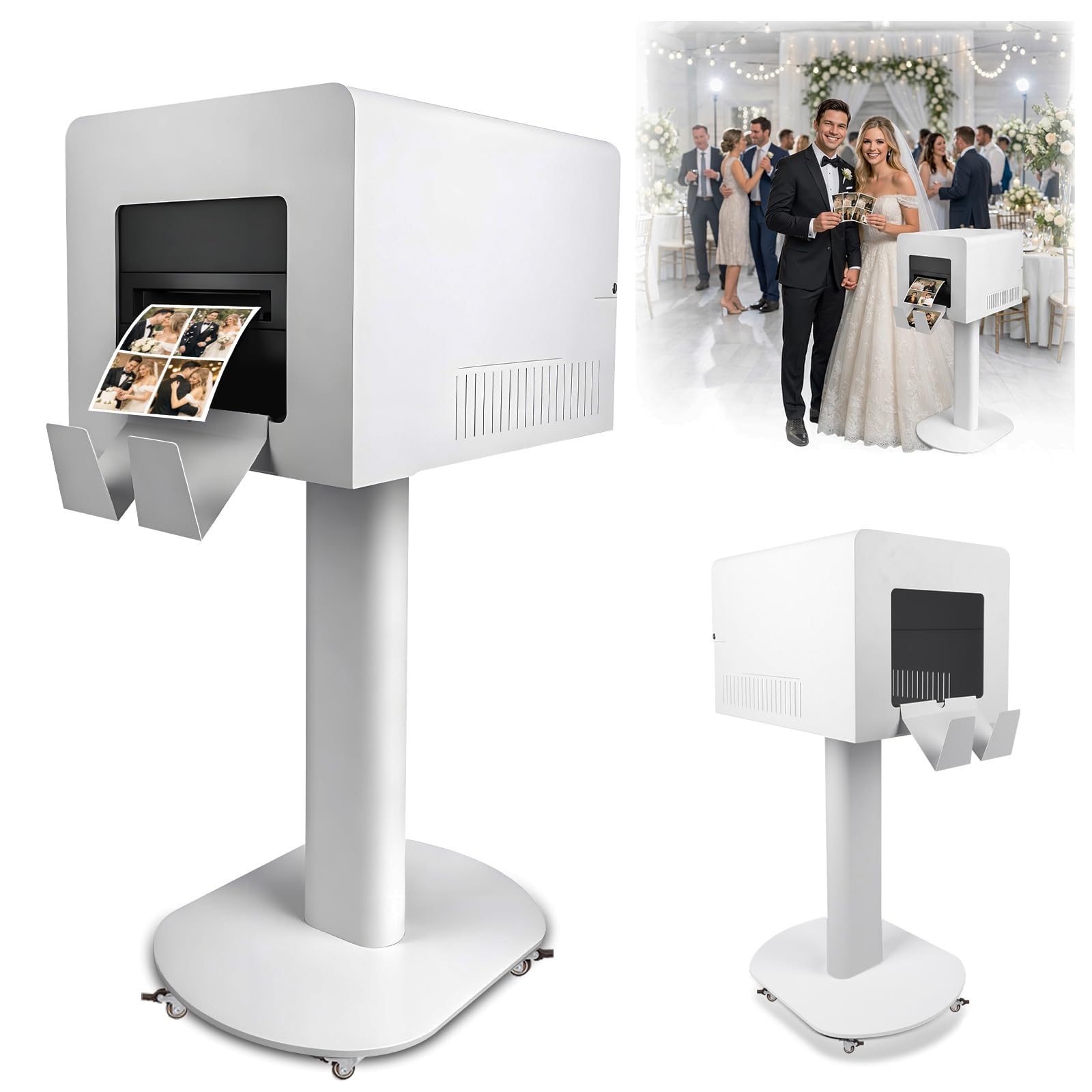 View 1 of ***FACTORY SEALED***ROOMEDAL Photo Booth Printer Stand