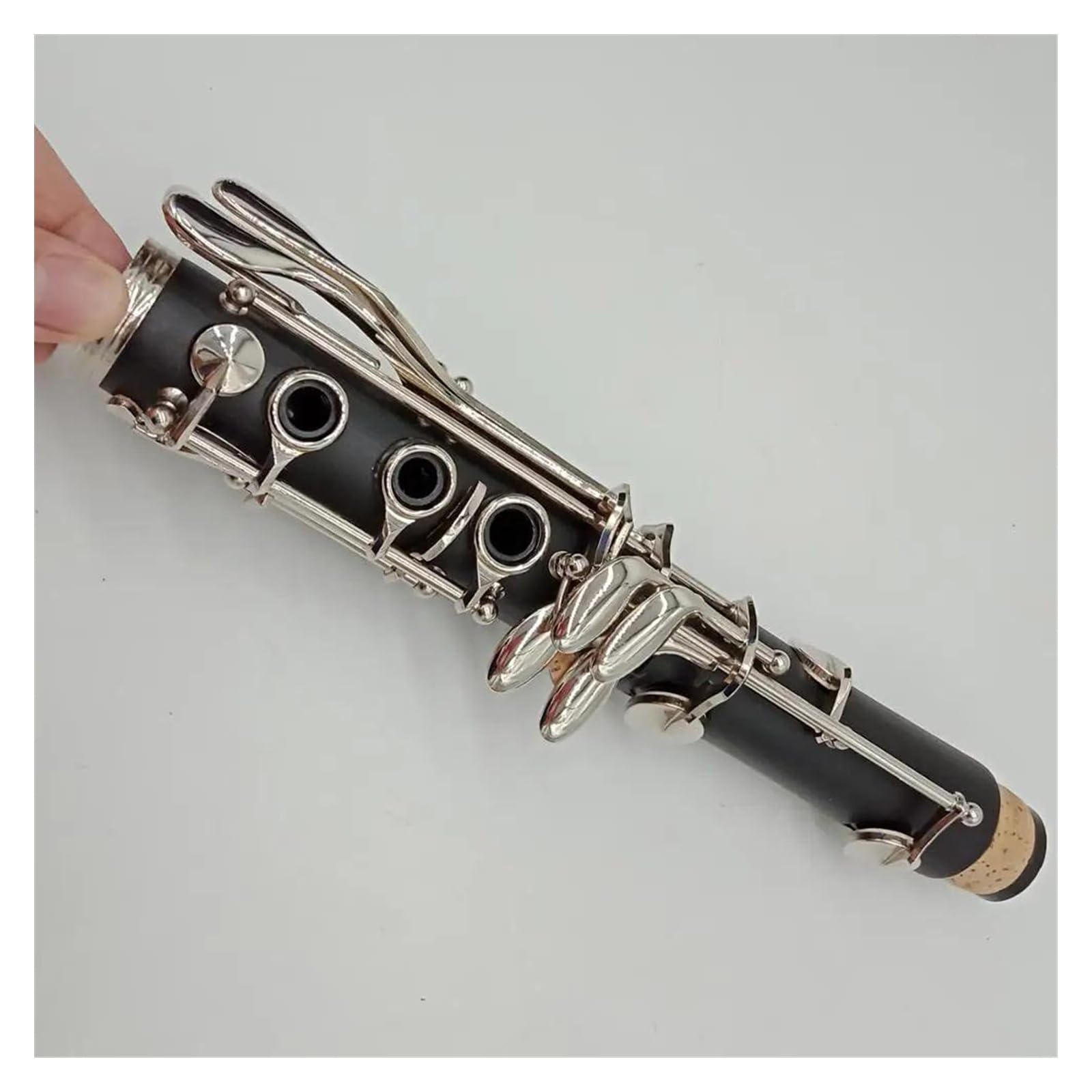Professionale Clarinetto Chiavi Standard Placcate In Argento A 17 Chiavi Clarinetto Corpo In Bachelite Clarinetto Tono In Sib Con Custodia E Bocchino