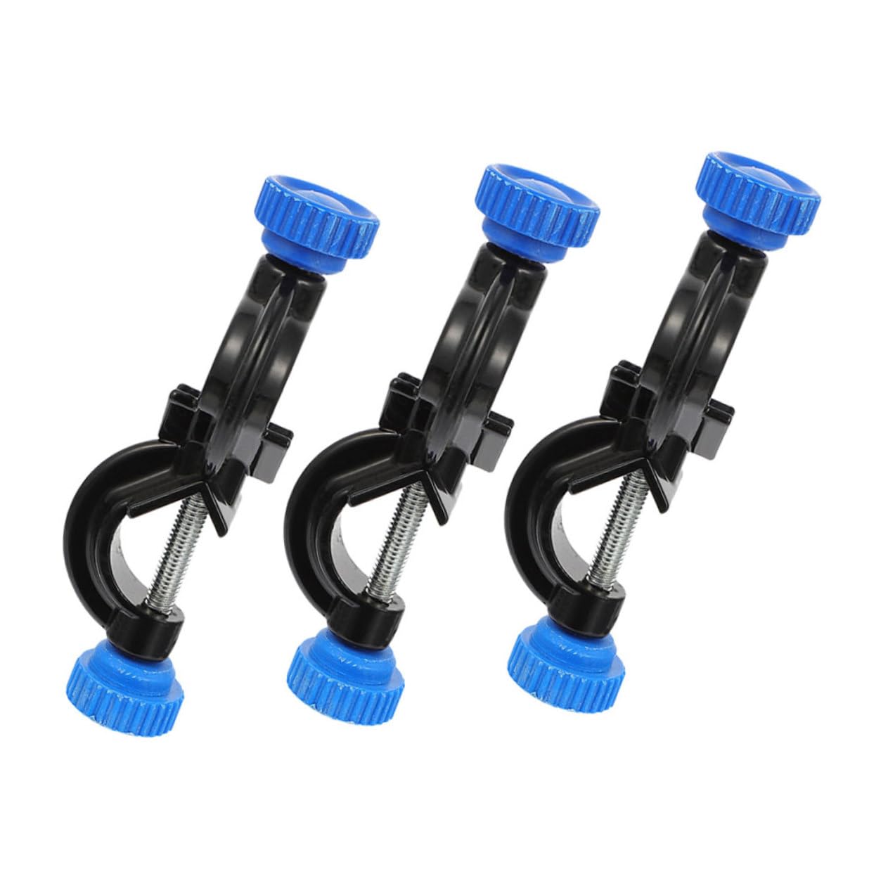 CHILDWEET 3pcs Cross Clip Jig Accessories for Laboratory Grip Support Lab Stand Head Clamp Holder Laboratory Equipment Cross Clamp Adjustable Clip Holder Clamp Stand Lab Stand Clamp Plastic