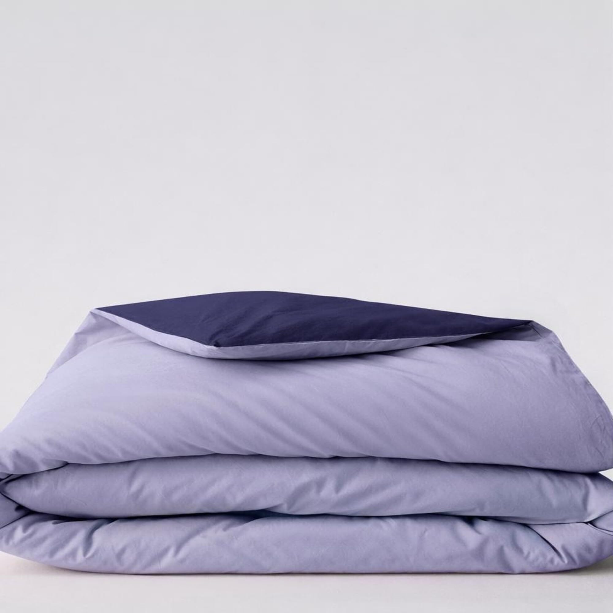 Blueberry and Lavender Glace Cotton Single Comforter Set (60 × 90 Inches)-image-1