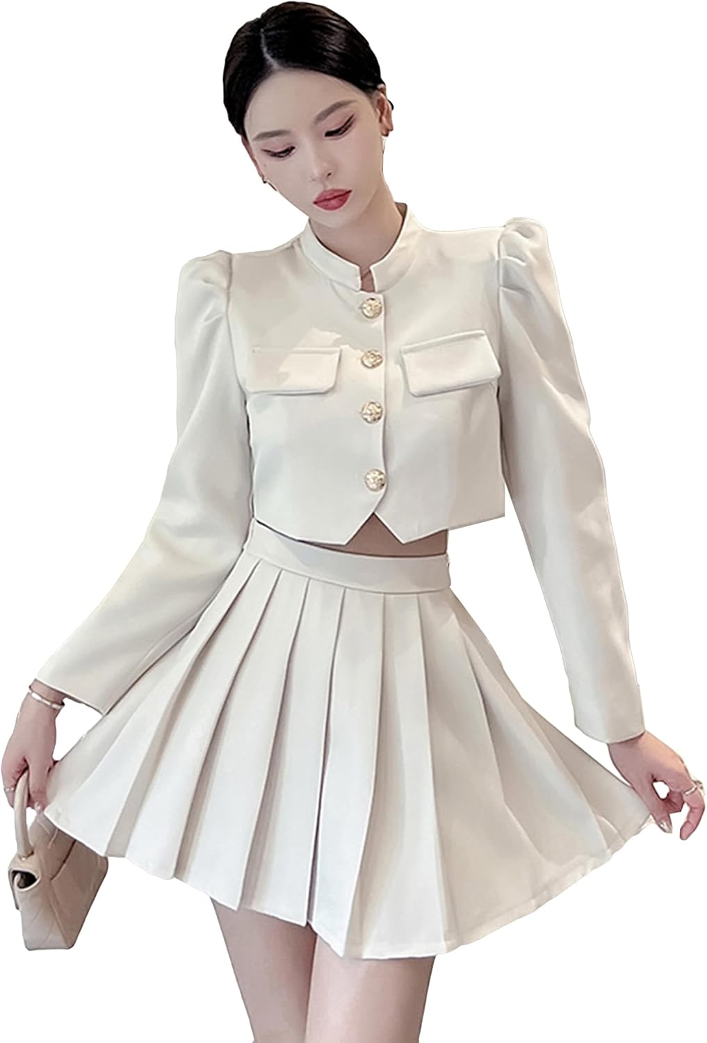 Amazon | [MengFan] スーツセット レディース 秋服 上下セット  