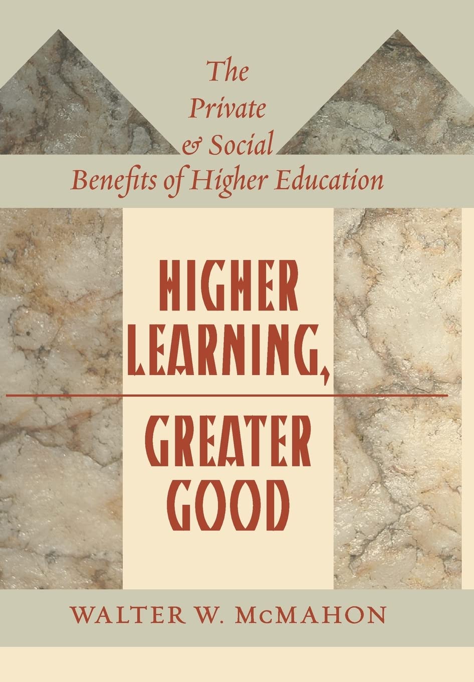 Higher Learning, Greater Good – The Private and Social Benefits of Higher Education