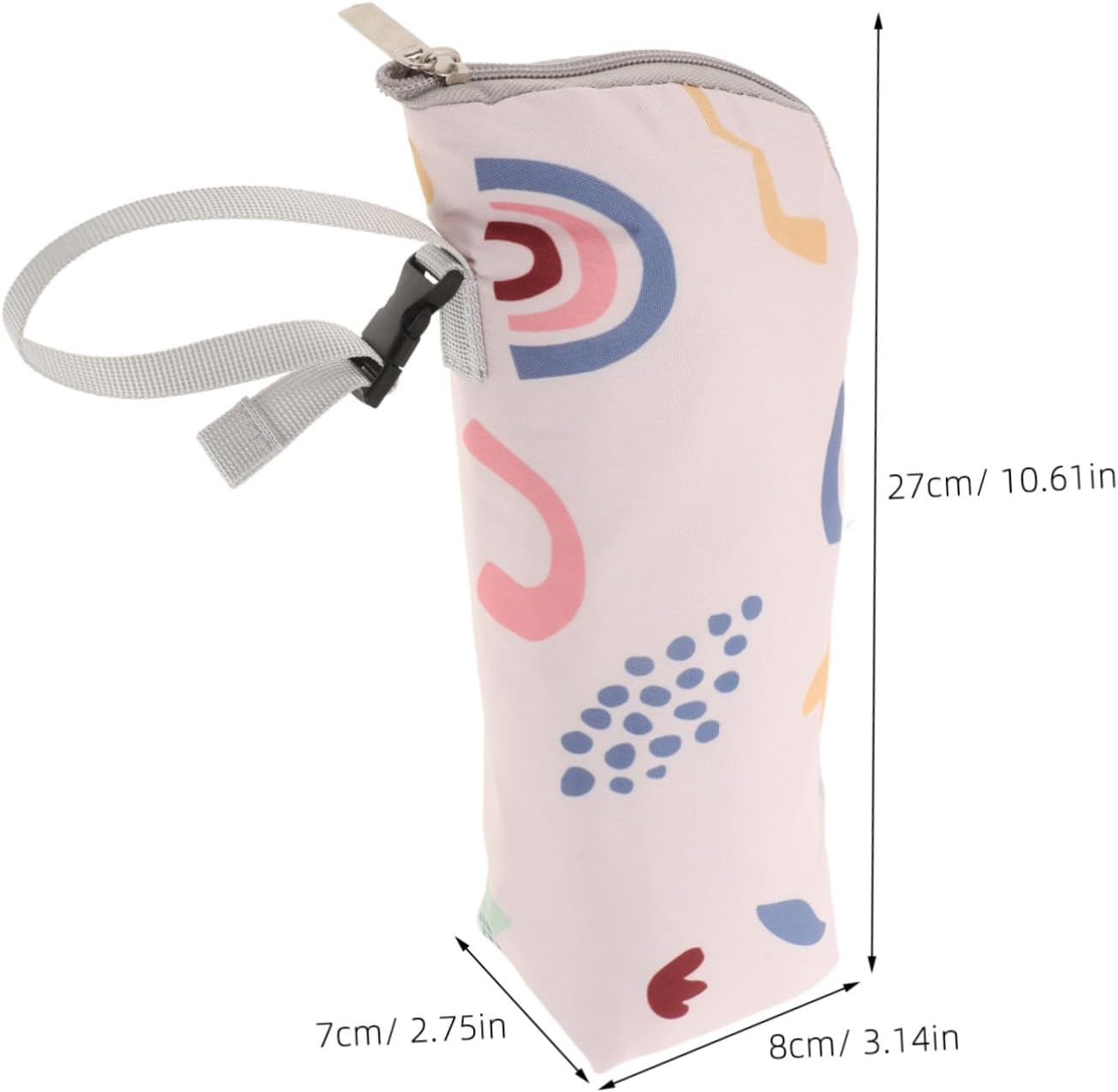SUPVOX Insulated Bottle Carrier Bag Stylish Tote for Travel Keeps Drinks Warm Design Prints for Outings and Outdoor Adventures