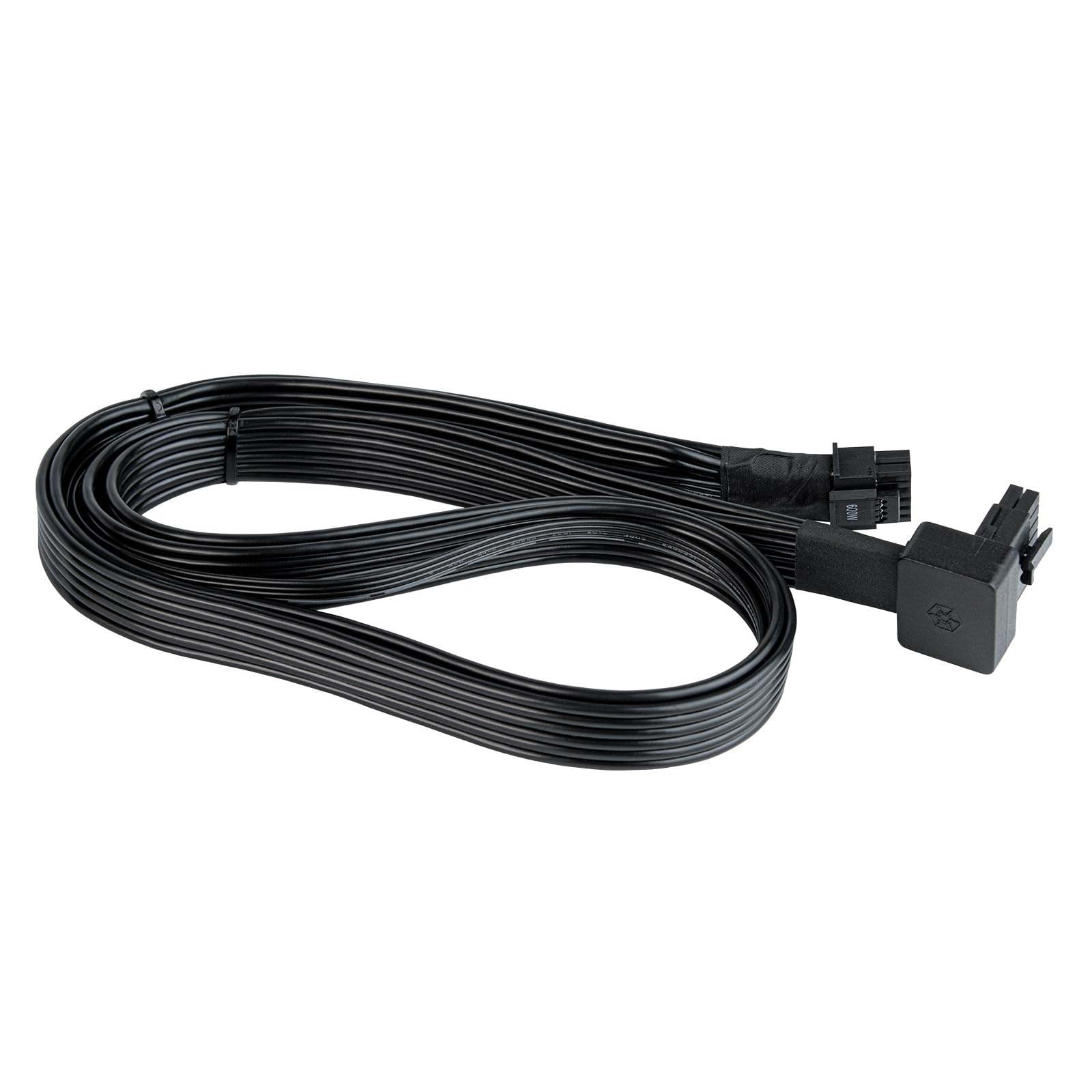 SilverStone Technology Cavo PP14-90 da 12+4 pin (PSU) a 12+4 pin (GPU) a basso profilo, angolato a 90°, 12 VHPWR, PCIe Gen5, SST-PP14-90