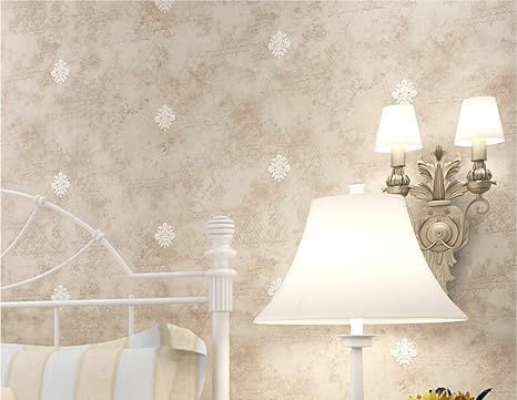 Amazon Co Jp Jfia65a壁紙 レトロカントリー不織布壁紙 古いシンプルなヨーロッパの寝室のリビングルームホテルホテルの花の壁紙 Color B Diy 工具 ガーデン