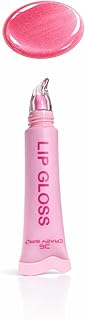 CRAZY GIRL Korean Crystal Glaze Moisturizing Lip Gloss | Kawaii Cute Tube | Strawberry, Honey &amp; Jojoba Oil Infused | Hydra...