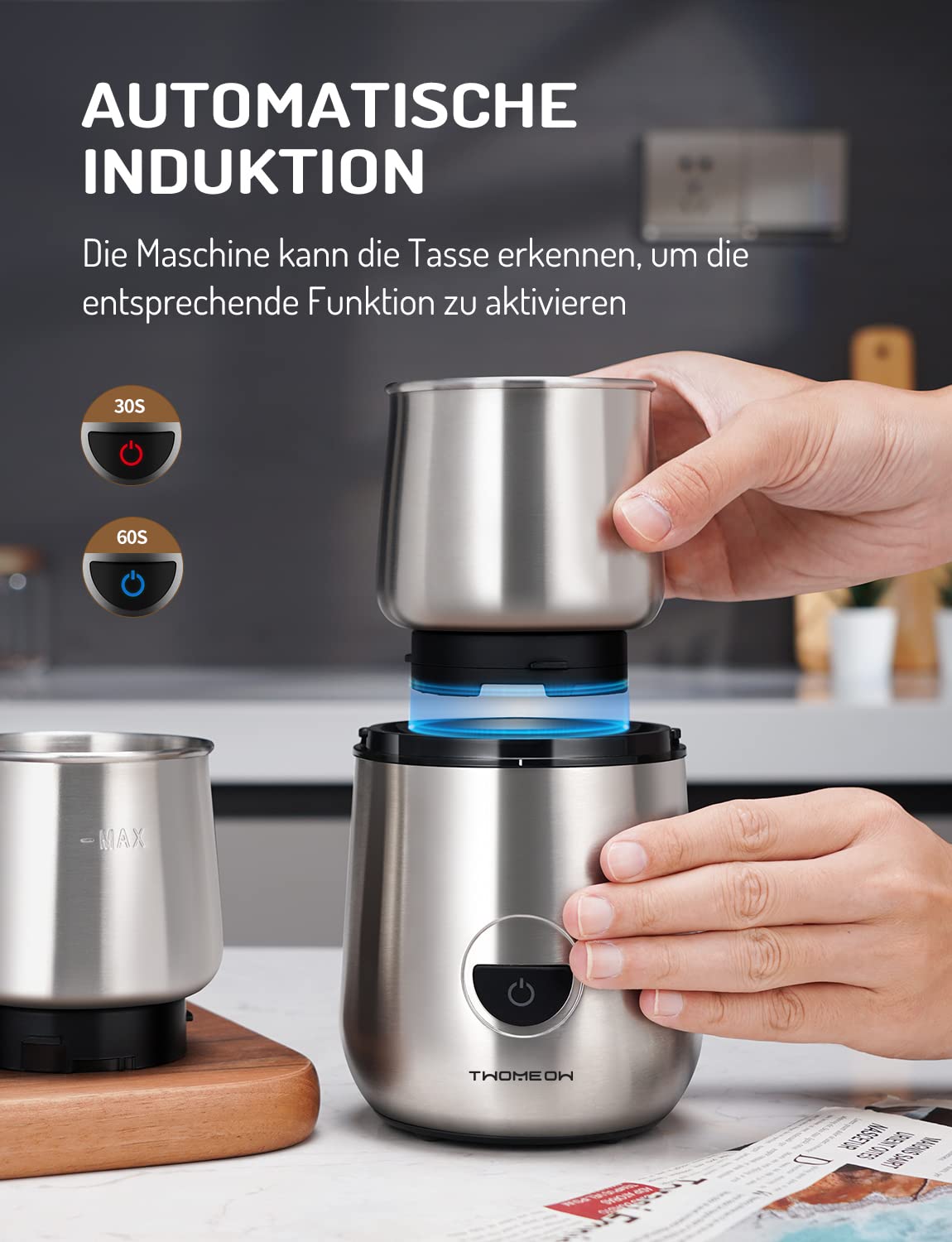 Elektrische Kaffeemühle Küche Schleifer Maschine G... – Grandado