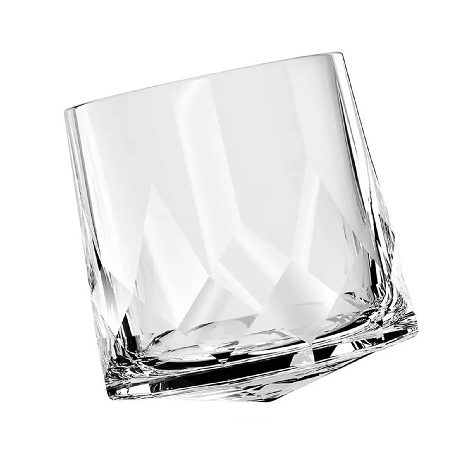 Generic Szklanka Do Wina 4-Szt Zestaw Kieliszków Whisky, Beczka Whisky, Whiszkocka, Bourbon, Koktajle Domowe Szklanki Do Wody Zestaw Naczyń Barnaczyń Szklanych/Czarny/270Ml