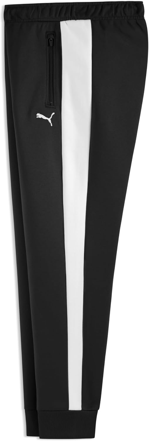 Puma Boys T7 Foundations Classic Track Jogger, Pull on Pant, Drawcord Closure