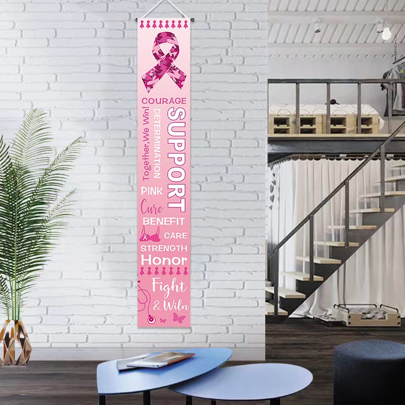 Brustkrebs-Bewusstseins Gartenflagge – 'I Am Strong, I Am A Survivor' | Doppelseitig, Wetterfest, 30,5 X 45,7 Cm
